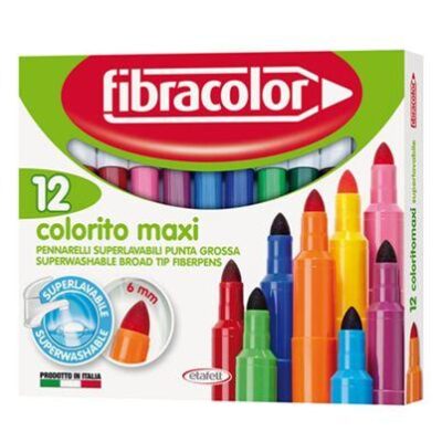 Μαρκαδόρος Fibracolor colorito maxi