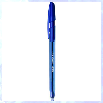 ΣΤΥΛΟ BIC CRISTAL CLIC ΜΕ ΚΟΥΜΠΙ 1.0mm ΜΠΛΕ Στυλό Bic Cristal Clic με κουμπί