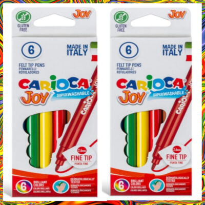 Μαρκαδόροι Carioca Super Joy των 6