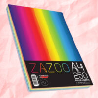 Πολύχρωμα χαρτιά ZAZOO A4