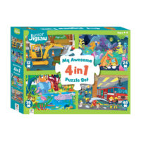 Junior Jigsaw Παζλ 4 in 1